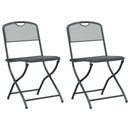 Havestole 2 pcs Antracit 52,5 x 46 x 82 cm Jern