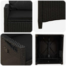Have Stol 2 pcs Sort 56 x 64 x 94 cm Stål og Polyester