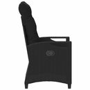 Have Stol 2 pcs Sort 56 x 64 x 94 cm Stål og Polyester