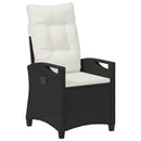 Have Stol 2 pcs Sort og Cream 56 x 60 x 112 cm