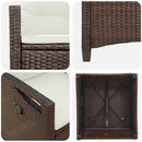 Have Stol 2 pcs Brun og Creme 56 x 60 x 112 cm