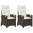 Have Stol 2 pcs Brun og Creme 56 x 60 x 112 cm