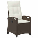 Have Stol 2 pcs Brun og Creme 56 x 60 x 112 cm