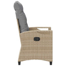 Have Stol 2 pcs Beige og lys grå 56 x 60 x 112 cm