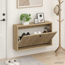 Vægmonteret Skoskab EDE 71 x 17 x 43 cm Konstrueret træ
