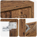Vægmonteret Skoskab EDE 71 x 17 x 43 cm Konstrueret træ