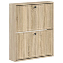 Vægmonteret Skoskab EDE 71 x 17 x 86 cm Konstrueret træ