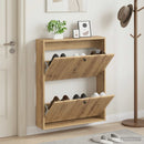 Vægmonteret Skoskab EDE 71 x 17 x 86 cm Konstrueret træ
