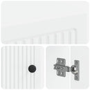 Sko skab EDE 59,5 x 39,5 x 90 cm Konstrueret træ Hvid