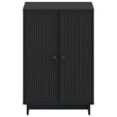 Sko skab EDE 59,5 x 39,5 x 90 cm Konstrueret træ Sort