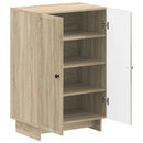 Sko skab EDE 59,5 x 39,5 x 90 cm Konstrueret træ Sonoma-eg