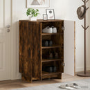 Sko skab EDE 59,5 x 39,5 x 90 cm Konstrueret træ Røget eg