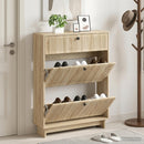 Sko skab EDE 78 x 24 x 103 cm Konstrueret træ Sonoma-eg