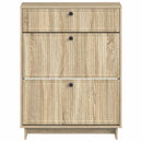 Sko skab EDE 78 x 24 x 103 cm Konstrueret træ Sonoma-eg