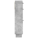 Sko skab EDE 78 x 24 x 103 cm Konstrueret træ Betongrå
