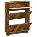 Sko skab EDE 78 x 24 x 103 cm Konstrueret træ Røget eg