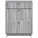 Sko skab EDE 78 x 24 x 103 cm Konstrueret træ Grå Sonoma