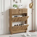 Sko skab EDE 78 x 24 x 103 cm Konstrueret træ Artisan-eg