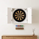 Dartboard Skab BREDA Hvid højglans 52,5 x 10,5 x 53,5 cm