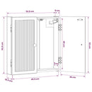 Dartboard Skab EDE Gammelt træ 52,5 x 10,5 x 53,5 cm