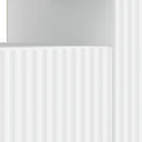 LED TV-skab Hvid Konstrueret træ