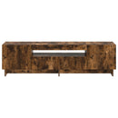 LED TV-skab Røget eg Konstrueret træ