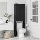 Toilet Skab EDE Sort 66 x 25,5 x 190 cm Konstrueret træ