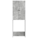 Toilet Skab EDE Betongrå 66 x 25,5 x 190 cm Konstrueret træ