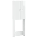 Toilet Skab EDE Hvid højglans 66 x 25,5 x 190 cm