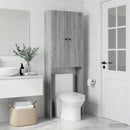 Toilet Skab EDE Grå Sonoma 66 x 25,5 x 190 cm Konstrueret træ