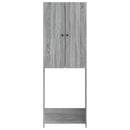 Toilet Skab EDE Grå Sonoma 66 x 25,5 x 190 cm Konstrueret træ