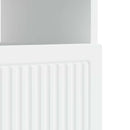 LED TV-skab Hvid Konstrueret træ