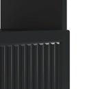 LED TV-skab Sort Konstrueret træ