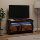 LED TV-skab Gammelt træ Konstrueret træ