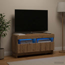 LED TV-skab Artisan-eg Konstrueret træ
