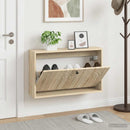 Vægmonteret Skoskab ALKMAAR 71 x 17 x 43 cm Konstrueret træ
