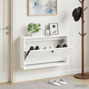 Vægmonteret Skoskab ALKMAAR 71 x 17 x 43 cm Konstrueret træ