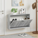 Vægmonteret Skoskab ALKMAAR 71 x 17 x 43 cm Konstrueret træ