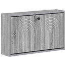 Vægmonteret Skoskab ALKMAAR 71 x 17 x 43 cm Konstrueret træ