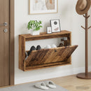 Vægmonteret Skoskab ALKMAAR 71 x 17 x 43 cm Konstrueret træ