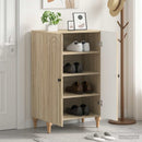 Sko skab ALKMAAR 59,5 x 39,5 x 90 cm Konstrueret træ Sonoma-eg