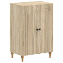 Sko skab ALKMAAR 59,5 x 39,5 x 90 cm Konstrueret træ Sonoma-eg