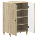 Sko skab ALKMAAR 59,5 x 39,5 x 90 cm Konstrueret træ Sonoma-eg