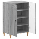 Sko skab ALKMAAR 59,5 x 39,5 x 90 cm Konstrueret træ Grå Sonoma