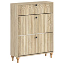 Sko skab ALKMAAR 78 x 24 x 103 cm Konstrueret træ Sonoma-eg
