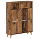 Sko skab ALKMAAR 78 x 24 x 103 cm Konstrueret træ Gammelt træ