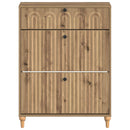 Sko skab ALKMAAR 78 x 24 x 103 cm Konstrueret træ Artisan-eg