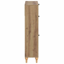Sko skab ALKMAAR 78 x 24 x 103 cm Konstrueret træ Artisan-eg