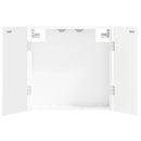 Dartboard Skab ALKMAAR Hvid 52,5 x 10,5 x 53,5 cm