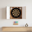 Dartboard Skab ALKMAAR Gammelt træ 52,5 x 10,5 x 53,5 cm